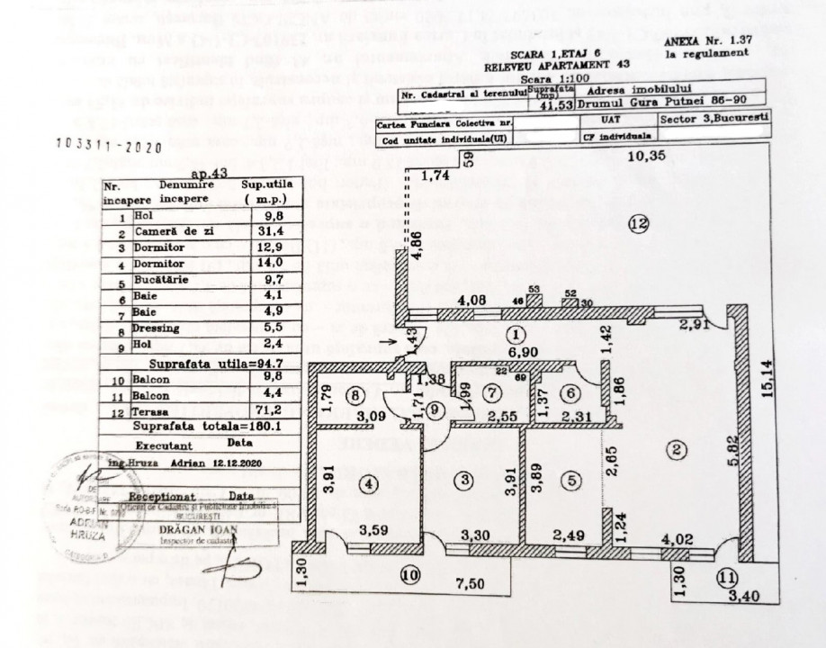 Apartament de lux cu terasa de 70 mp