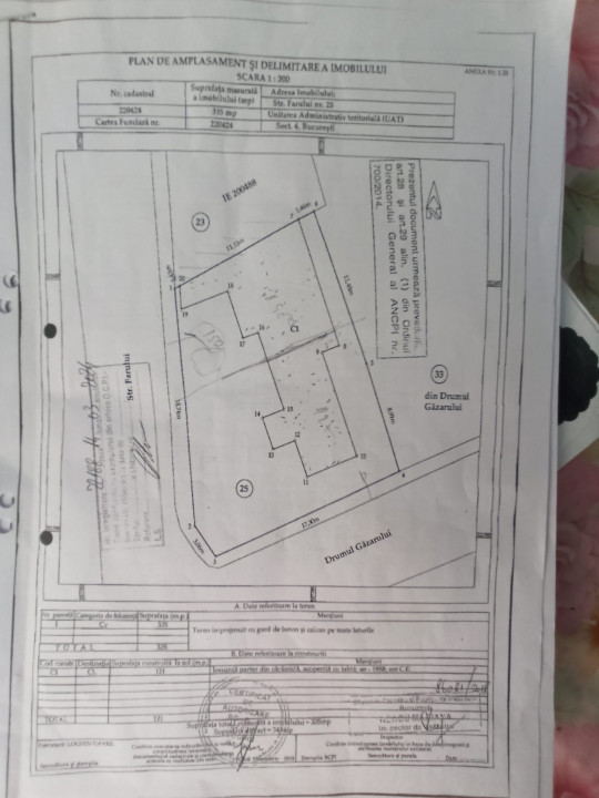 SE VINDE CASA CU TEREN 210 MP IN ZONA DRUMUL GAZARULUI CU DESCHIDERE LA 2 STRAZI