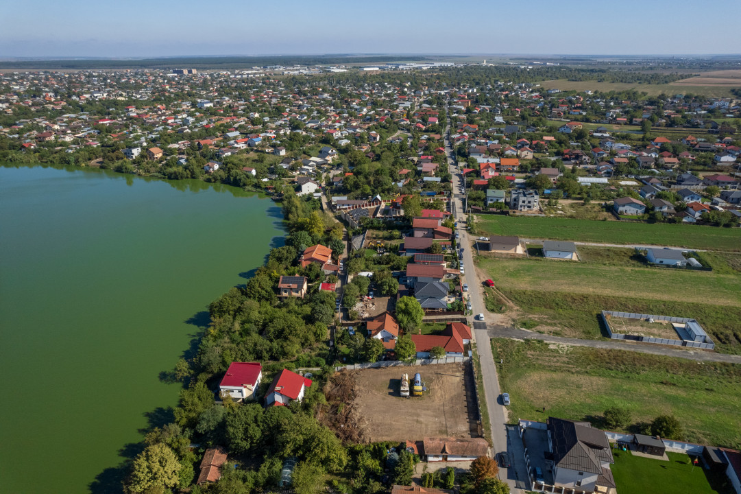 BRANESTI, TEREN 1400 MP, DESCHIDERE 32 MP, VEDERE LA LAC!