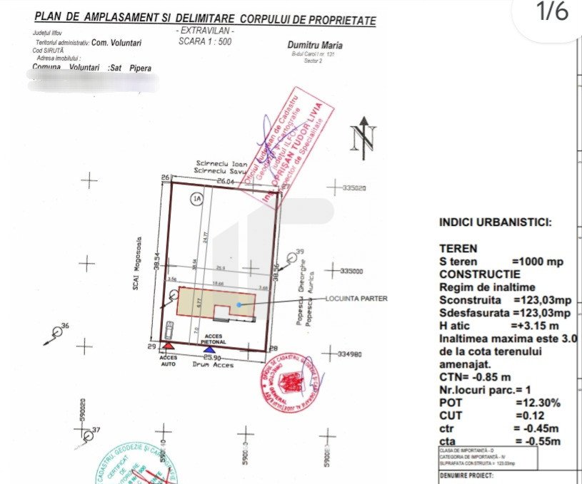 Terenul ideal pentru casa ta de vis în Pipera sau investitie spre dezvoltare