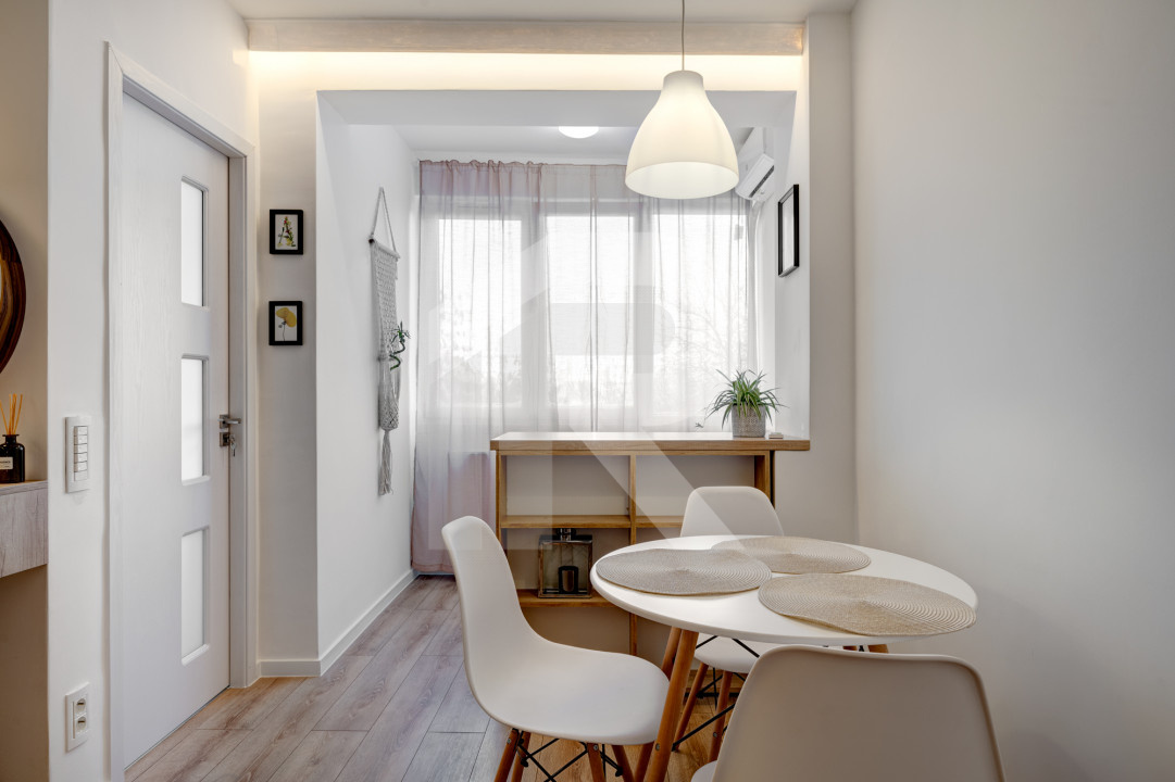 Garsoniera  Berceni - Turnu Măgurele etaj 6/9, mobilata-utilata,