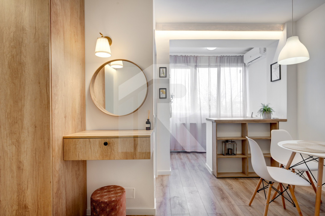 Garsoniera  Berceni - Turnu Măgurele etaj 6/9, mobilata-utilata,