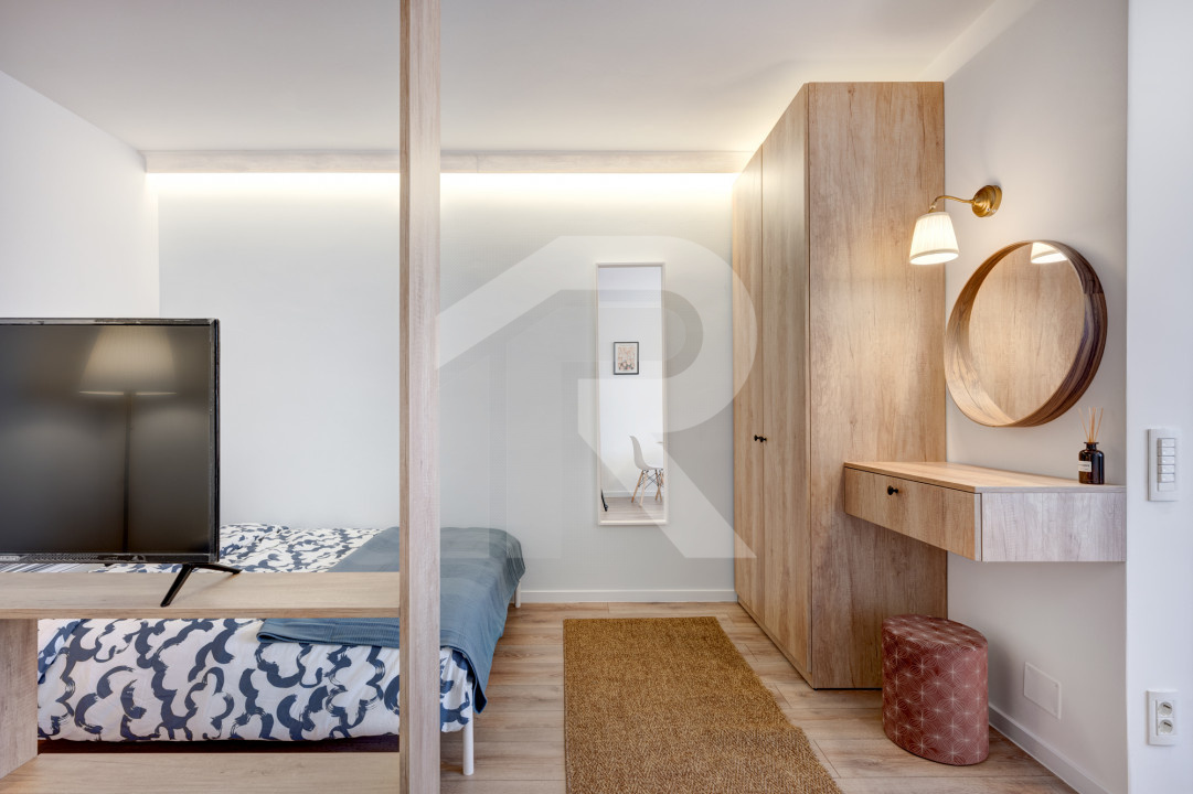 Garsoniera  Berceni - Turnu Măgurele etaj 6/9, mobilata-utilata,