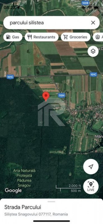 Teren intravilan_Padure_Palat Snagov
