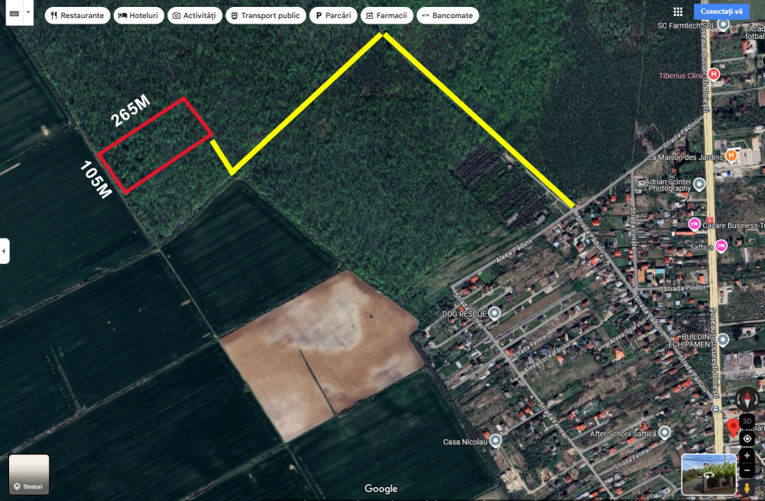 Oportunitate rară: Teren 28.000mp în Săftica-Balotești