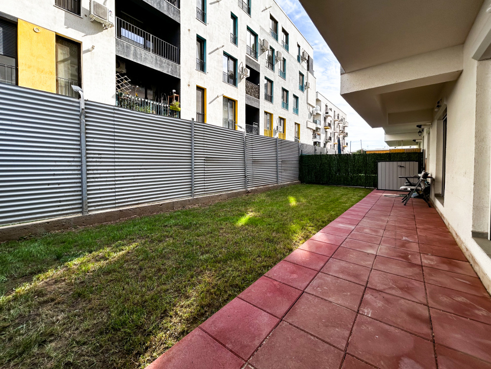 SUPERB: 50mp + curte privata 60mp, bloc 2023, la cheie!