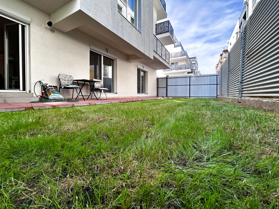 SUPERB: 50mp + curte privata 60mp, bloc 2023, la cheie!