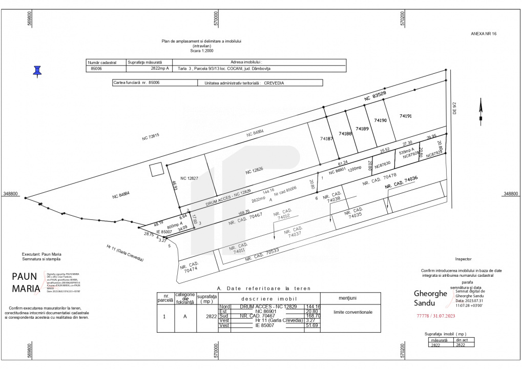 Refugiu la marginea padurii — 1000 mp de liniste in Cocani.