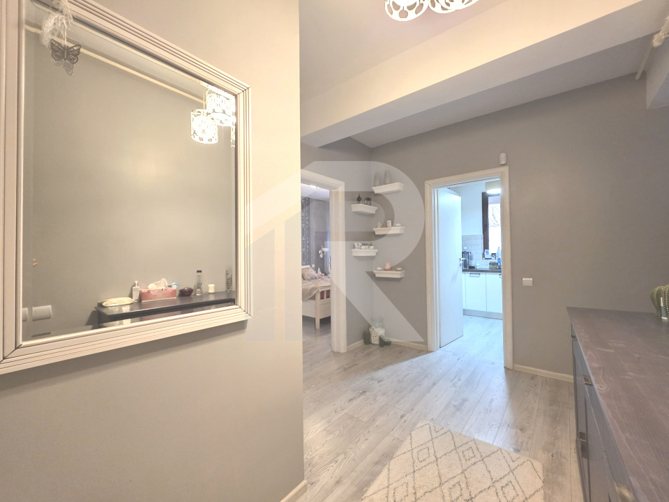 Apartament 2 Camere + Grădină 38mp, Pipera, mobilat si utilat complet