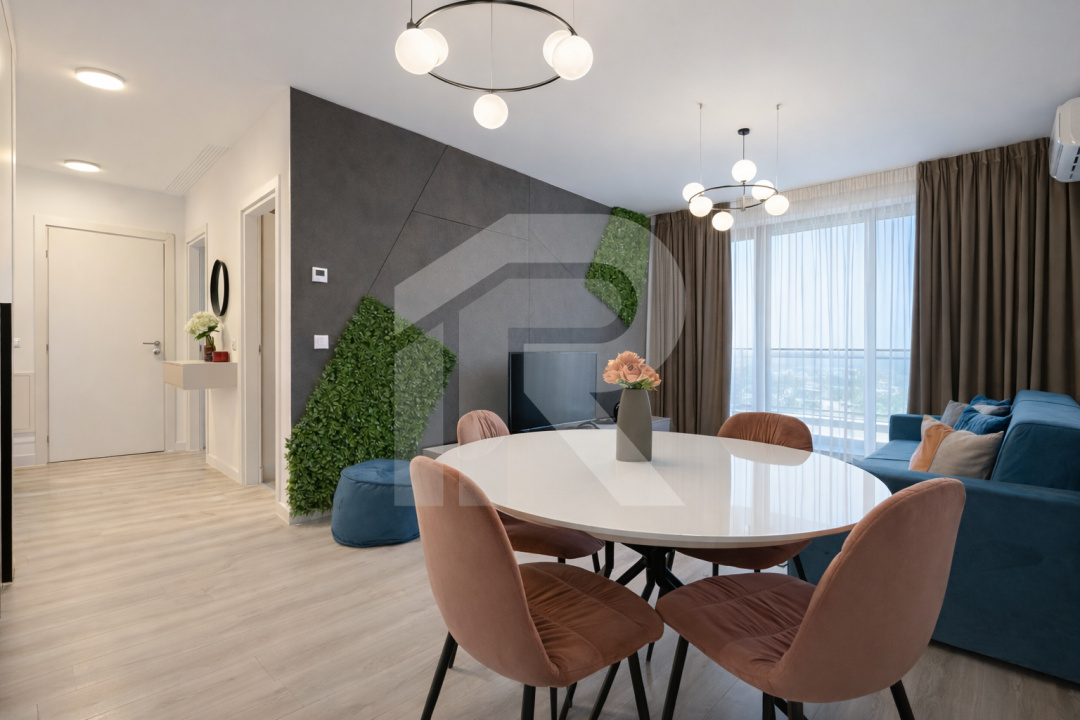 Apartament de 2 camere  - Complet mobilat și utilat - Greenfield Residence 
