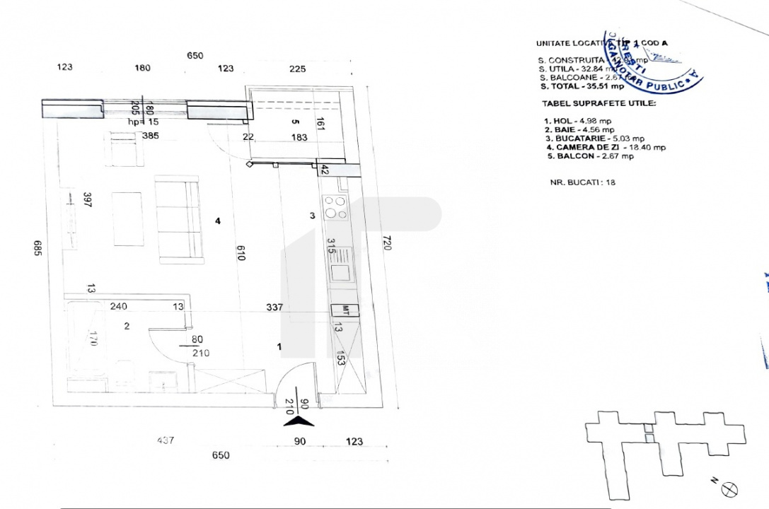 Studio/Garsoniera | High Garden East