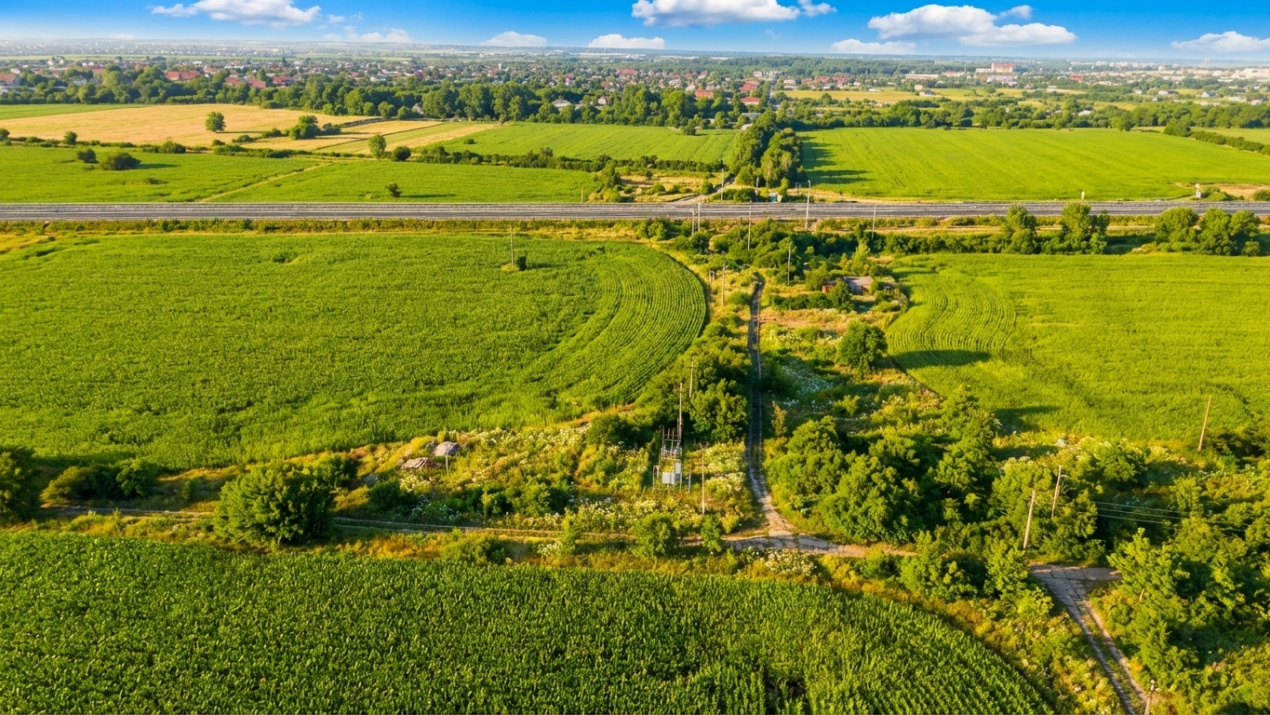 Teren Bragadiru langa A0 - PUZ aprobat, vizibilitate autostrada
