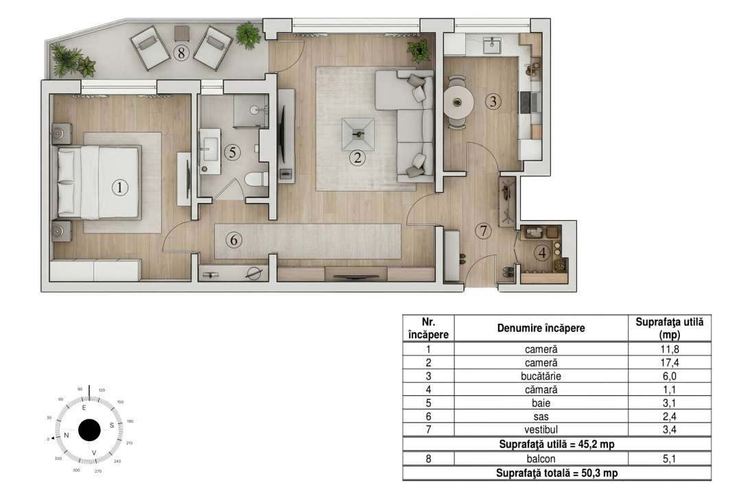 Colentina-Obor. Apartament 2 camere