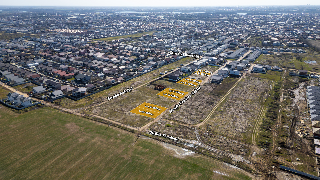 PANTELIMON - TINERETULUI, TEREN 406 MP, FRONT 14 M!