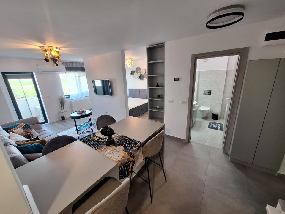 STUDIO SUPERB - MOBILAT UTILAT COMPLET - BLOC NOU - PETROM CITY - PIATA PRESEI