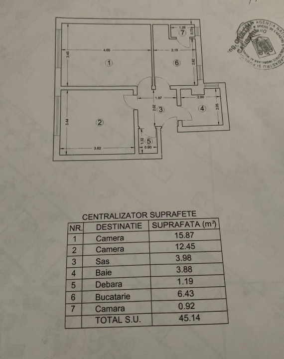 2 camere | Decomandat